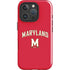 University of Maryland Collegiate Text Red iPhone 16 Pro Max Impact Case